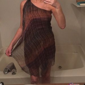 1-shoulder Max Azria dress